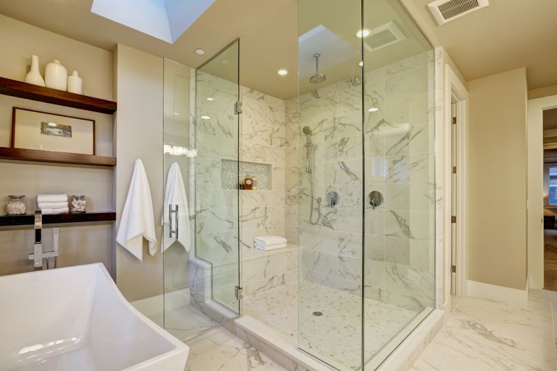 Elegant Shower with Seating